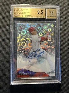 2014 Topps High Tek - Autografi Nuvole Diffrattore #HT-MT Mike Trout /25 (AU) - Foto 1 di 2