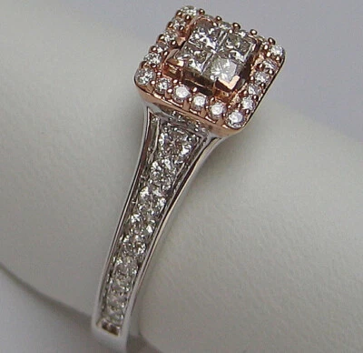 Verlobung ♦️ Brillant Ring in aus 417 10kt. Gold mit Brillanten Diamant ♦️ 7593 - Bild 1 von 4