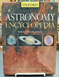 Astronomy Encyclopedia A-Z Guide To The Universe Hardcover Star Maps Moore - Picture 1 of 5