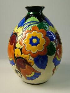 Très joli vase KÉRAMIS modèle D 2233 ; Charles CATTEAU