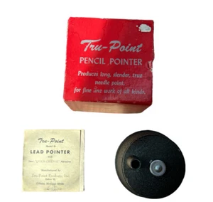 Tru-Point Pencil Pointer Model D /Box & Instructions Vintage - Picture 1 of 5