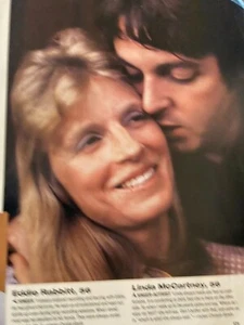 Paul McCartney, Linda, The Beatles, Full Page Vintage Pinup - Picture 1 of 1