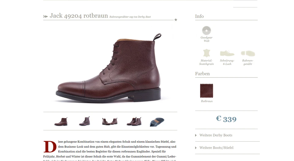 Nuevo Goodyear Welted Oliver Gris Jack Botas Zapato Negro Talla UK10.5/EU44.5/US11.5 Foto 1 de 4