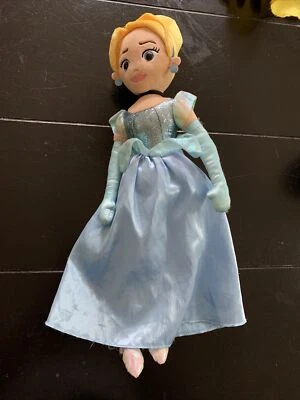 Juguete de peluche TY Sparkle Disney Princess Cenicienta 2020 18" buen estado. Sin etiqueta Foto 1 de 4