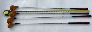 4 PING Karsten Blonde ZING 1-3-5-7 Woods Wood Set Ping KT-M Steel Shafts RH - Picture 1 of 16