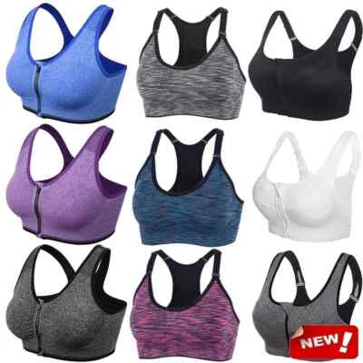 Sujetador deportivo sin costuras para mujeres Correr Gimnasio Yoga Fitness Camiseta sin mangas Elastizada Entrenamiento Camiseta sin mangas Foto 1 de 4