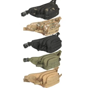 BOLSO DE CINTURA TACTICAL SUMMIT 3ltr BOLSO DE RIÑONERA CINTURÓN PARA HOMBRE CON CREMALLERA EJÉRCITO HOLDAY VIAJE MTP - Imagen 1 de 21