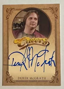 Cheers Premiere Edition Derek McGrath Andy Schroeder Auto Bordered - Bild 1 von 2