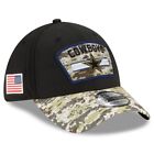 2021 Dallas Cowboys New Era 39THIRTY Salute To Service On Field Sideline Cap Hat