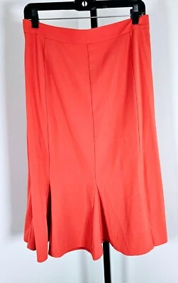 NY&C 7th Avenue коралл молнии Midi Fit и расклешенный карьера юбка - размер 20 - Изображение 1 из 4