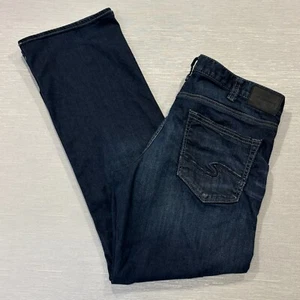Silver Zac Bootcut Jeans Herren 38 x 36 Relaxed Fit Loose Medium Wash Denim - Bild 1 von 18