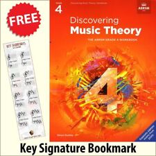Купить ABRSM Discovering Music Theory Grade 4 Workbook + FREE Key Signature Bookmark