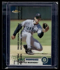 Topps Finest Refractor #85 1999 Alex Rodríguez con Protector Mariners - Imagen 1 de 2