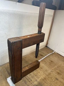 old tool, altes Werkzeug, Gewächshaus Dichtung Schreinerpresse, Tischler (Nr.12) - Bild 1 von 7