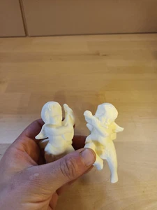 Vintage - Partylite - Porzellan weiß - Engelchen Paar - Kerzenhalter - OVP - Bild 1 von 4