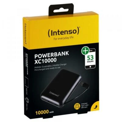 Intenso Powerbank mobile Ladestation XC 10000 mAh USB Typ C 2x USB OUT schwarz - Bild 1 von 4