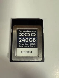 Delkin Devices XQD Card 240GB USED excellent - Picture 1 of 2