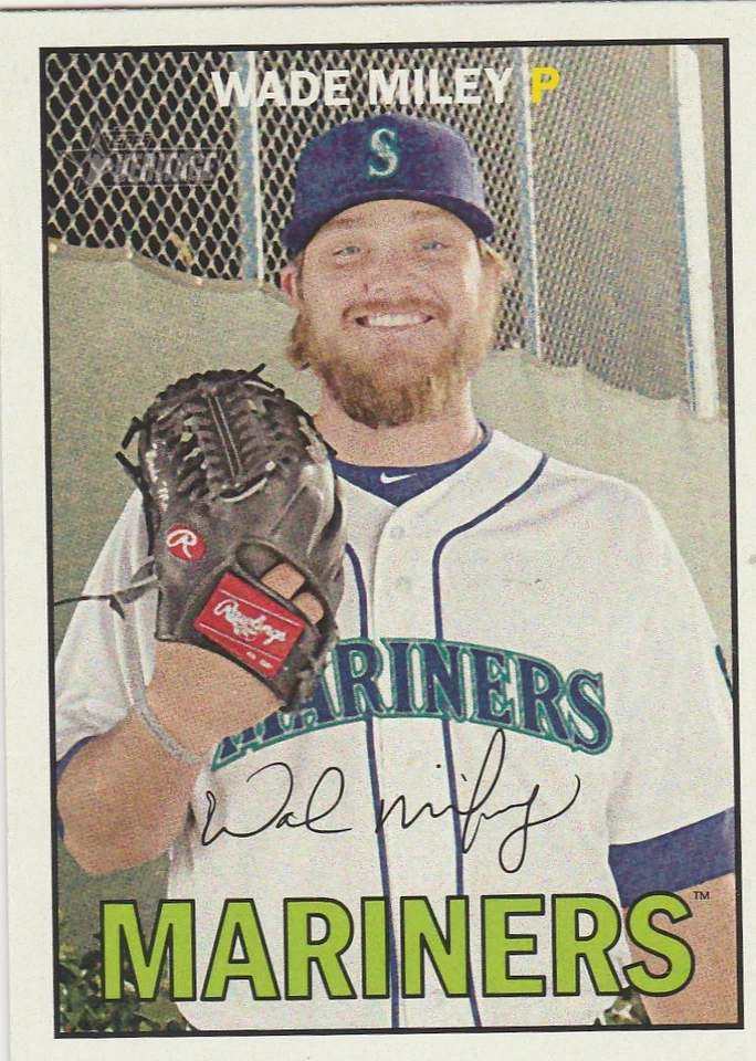 2016 TOPPS HERITAGE WADE MILEY P SEATTLE #116 - Image 1 of 1