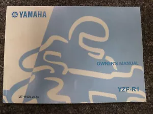 2007 Yamaha YZF-R1 Motorcycle Owner Operator Manual User Guide LIT-11626-20-53 - Picture 1 of 1