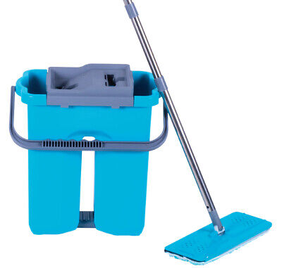 GBPro Premium Mop And Bucket Wringer Set For WET & DRY - With 4 Mop Pads • 44.45£