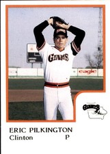 1986 Clinton Giants ProCards #21 Eric Pilkington Carpenteria California CA Card