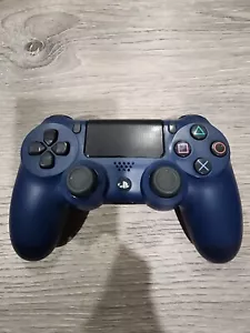 Navy PS4 DualShock Wireless Controller for PlayStation 4: Tested Working - Picture 1 of 12