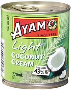 Ayam Light Coconut Cream 12 X 270 Ml - Picture 1 of 12