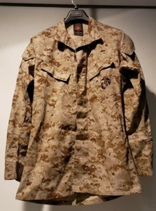 USMC Marines MARPAT Digital Desert Blouse Shirt Small Extra Long Camoflage MCCUU - Picture 1 of 11