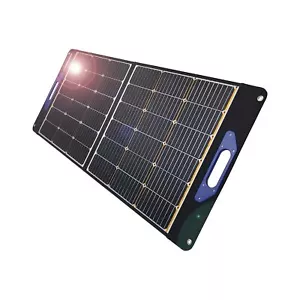 100 Watt Folding Portable Solar Panel- New Shade Stopper™ Tech: Output DOE - Picture 1 of 7