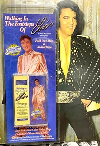 Walking in the Footsteps of Elvis Presley 👑Graceland w/Map Cassette SEALED RARE - Picture 1 of 2