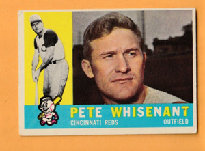 Pete Whisenant Cincinnati Reds 1960 Topps #424 Asheville North Carolina 9P