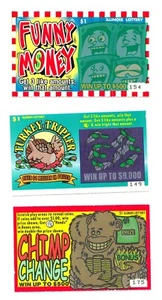 Illinois lottery vintage scratch ticket expired UNSCRATCHED lot of 3 different - Picture 1 of 2