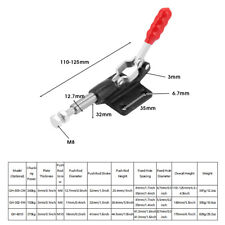 Iron Galvanized Fast Fixed Toggle Clamp Holding Latch Push Pull Action Hand Tool