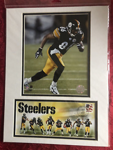 USPS Hines Ward 12x16 Double Matted Photo Cover