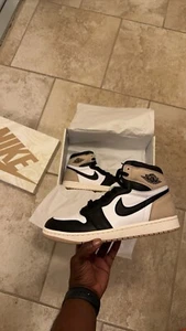 Women’s Air Jordan 1 Retro High OG “Latte” Size  W 11.5 - Picture 1 of 9