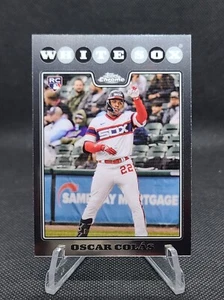 2023 Topps Chrome Lids Mitchell & Ness Exclusive Oscar Colas RC #08-5 Rookie - Picture 1 of 2