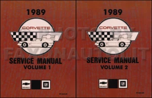 1989 Corvette Shop Manual 89 Chevrolet Chevy Repair Service Book - Picture 1 of 2