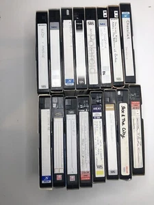 Blank used VHS Video Tapes 180 x16 bulk lot - Picture 1 of 4
