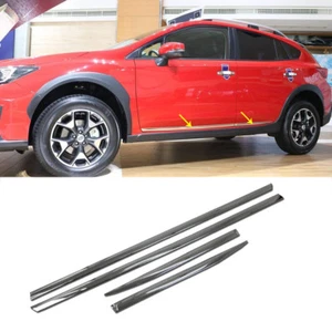 fits Subaru XV/Crosstrek 2018-2020 Chrome Body Side Door Molding Line Cover Trim - Picture 1 of 9