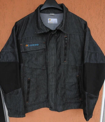 French Denim Work Jacket ALSICO Gray Chore Workwear (L) Vetement Professionnel - Image 1 of 4