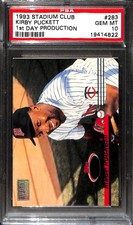 1993 STADIUM CLUB 1ST DAY PRODUCTION #283 KIRBY PUCKETT PSA 10 19414822