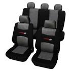 Car Seat Covers Full Set Grey & Black For Toyota Starlet 1985-1990
