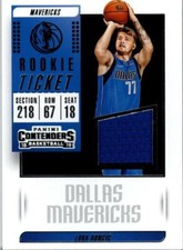 2018-19 Panini Contenders Rookie RC Ticket Swatch Jersey Singles (Pick Ur Cards)