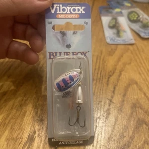 Blue Fox Classic Vibrax Pintado 1/8 OZ Profundidad Media BFF1 RT Talla 2 Nuevo de Lote Antiguo - Imagen 1 de 6