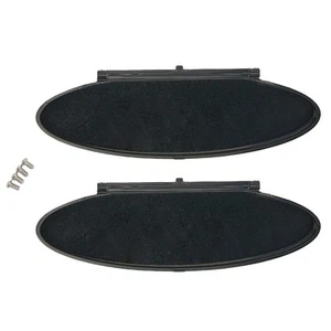 Practical Sunvisor Vanity Mirror Cover Parts Replacement 2PCS Fittings - Picture 1 of 24