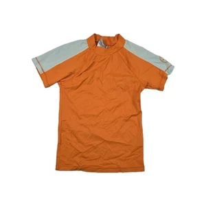 Roxy Quicksilver Kids Size Medium Orange Rash Guard Swim Suit Made In USA - Picture 1 of 8