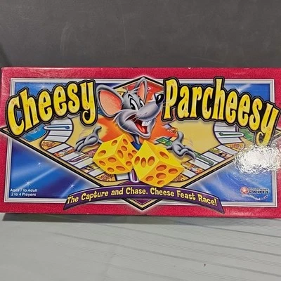 Cheesy Parcheesy Board Game Capture Cheese Race Winning Moves 2005 Complete  - Image 1 of 3