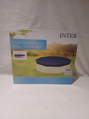 Intex Swimming Pool Cover Round Cloth Sheet Protector Outdoor  3.05m 10' - Image 1 of 4