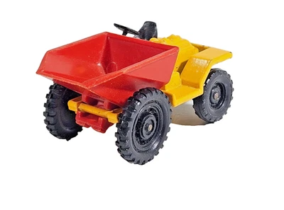 Corgi Juniors Barford Bison Dumper Truck 1:64 Scale Yellow & Red Color Unboxed. - Image 1 of 4