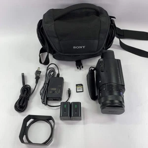 Sony Handycam 4K Video Camcorder FDR-AX100 - Picture 1 of 11
